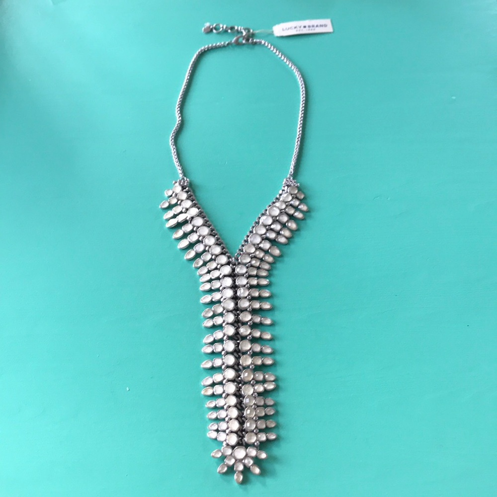 Lucky Brand Egyptian style silver necklace